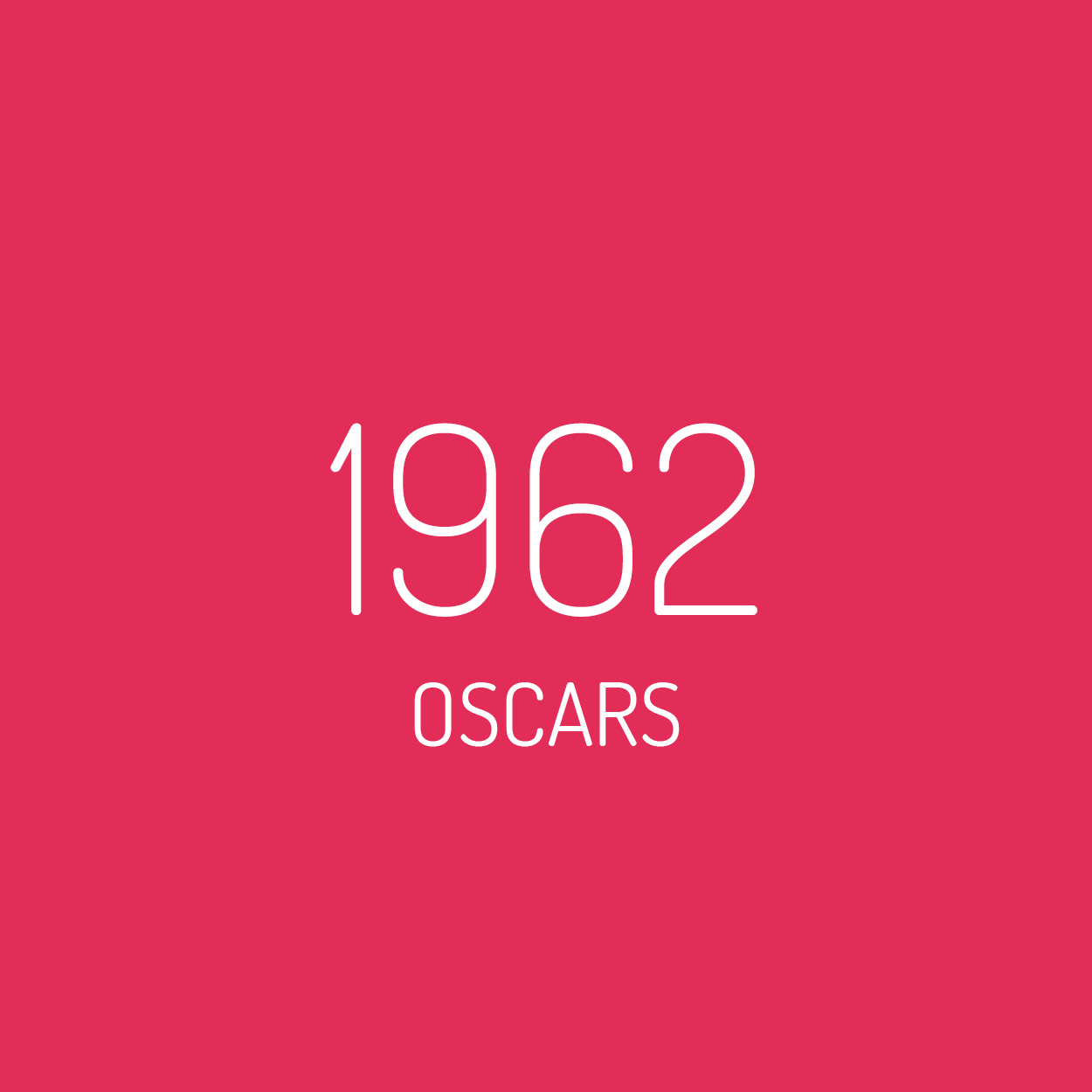 1962 · Programa Oscars